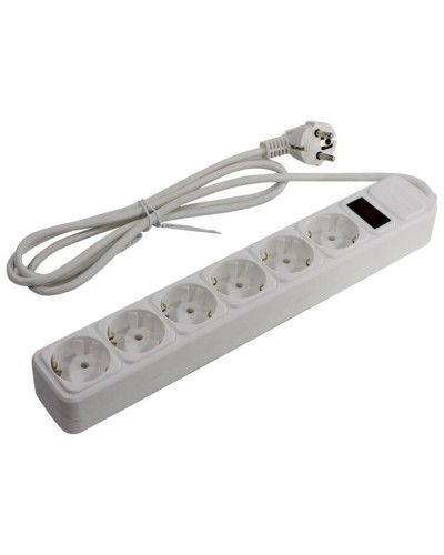 SP6W-130. Сетевой фильтр 6 розеток, 3м, белый. 5bites в Стерлитамаке