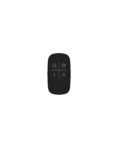 DS-PKF1-WE (цв. черный). Брелок 4-х кнопочный с обратной связью. AX PRO Hikvision в Стерлитамаке