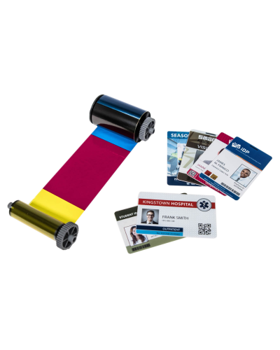 ASOL-YMCKO250. Лента полноцветная с черной панелью и оверлеем (YMCKO) с чистящим роликом. Advent SOLID в Стерлитамаке