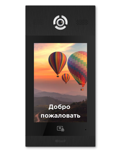 AA-14FB BLACK. Вызывная панель подъездного IP-домофона. BAS-IP в Стерлитамаке