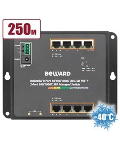 STWP-0802HP. Коммутатор 8-портовый. Beward в Стерлитамаке