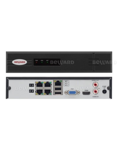 BK0104H2-P4. IP-видеорегистратор 4-канальный. Beward в Стерлитамаке