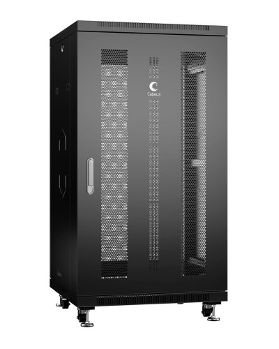 ND-05C-22U60/80-BK (8563c). Шкаф телекоммуникационный 19 напольный 22U. CABEUS в Стерлитамаке