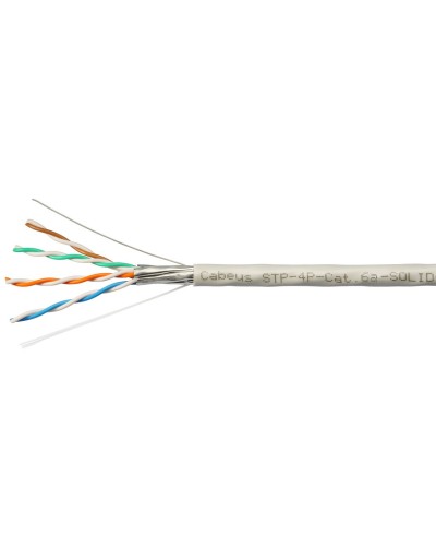 STP-4P-Cat.6a-SOLID-IN-PVC (7196c). Кабель «витая пара» (LAN) для структурированных систем связи. CABEUS в Стерлитамаке