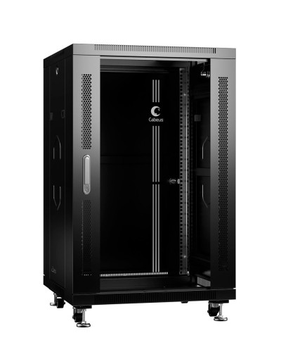 SH-05C-18U60/100-BK (8539c). Шкаф телекоммуникационный 19 напольный 18U. CABEUS в Стерлитамаке