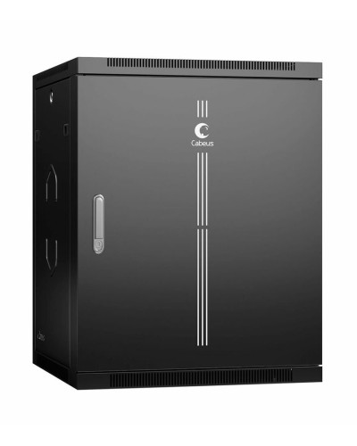 SH-05F-15U60/60m-R-BK (10746c). Шкаф телекоммуникационный 19 настенный 15U. CABEUS в Стерлитамаке