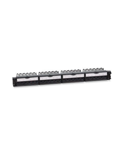 PL-24-KJ-RJ45-Cat.6-180T (11831c): Патч-панель 19" (1U), 24 порта RJ-45, категория 6, с задним кабельным организатором в Стерлитамаке