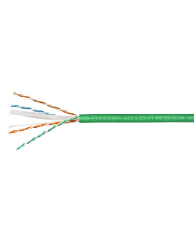 UTP-4P-Cat.6-SOLID-LSLTx-GN-100 (11139c-5). Кабель «витая пара» (LAN) для структурированных систем связи. CABEUS в Стерлитамаке