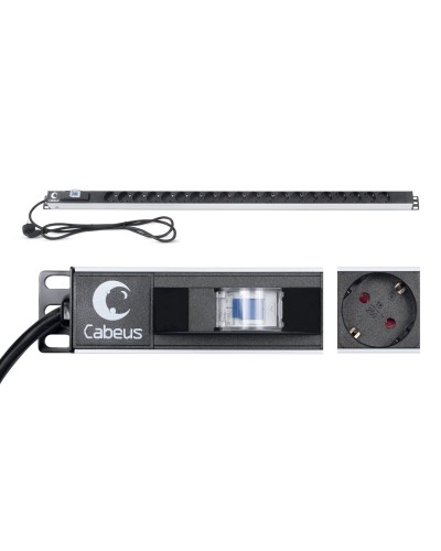PDU-16-20S-B (9551c). Блок розеток. CABEUS в Стерлитамаке