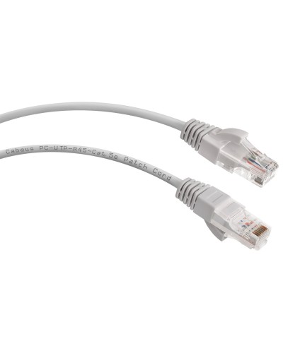 PC-UTP-RJ45-Cat.5e-1m-LSZH (8863c), серый. Патч-корд медный. CABEUS в Стерлитамаке