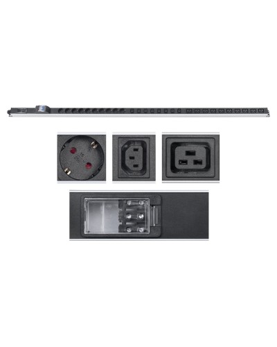 PDU-32-10S-10C19-8C13-B-T (9547c). Блок розеток. CABEUS в Стерлитамаке