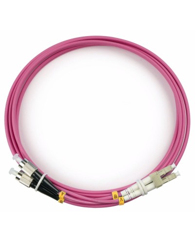FOP-50-OM4-LC-FC-1m (9150c). Патч-корд оптический. CABEUS в Стерлитамаке