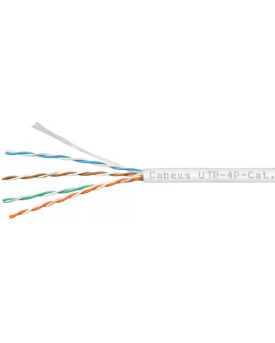 UTP-4P-Cat.5e-SOLID-LSZH-GY (9776c). Кабель «витая пара» (LAN) для структурированных систем связи. CABEUS в Стерлитамаке