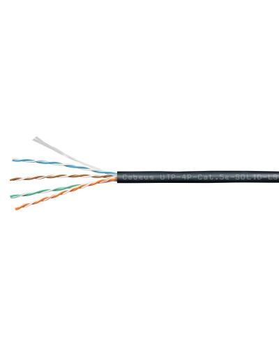 UTP-4P-Cat.5e-SOLID-LSZH-BK (9781c). Кабель «витая пара» (LAN) для структурированных систем связи. CABEUS в Стерлитамаке