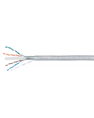 UTP-4P-Cat.6a-SOLID-PVC-GY (11373c). Кабель «витая пара» (LAN) для структурированных систем связи. CABEUS в Стерлитамаке