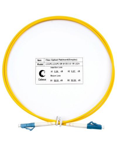 FOP(s)-9-LC-LC-0,5m (8807c). Патч-корд оптический. CABEUS в Стерлитамаке