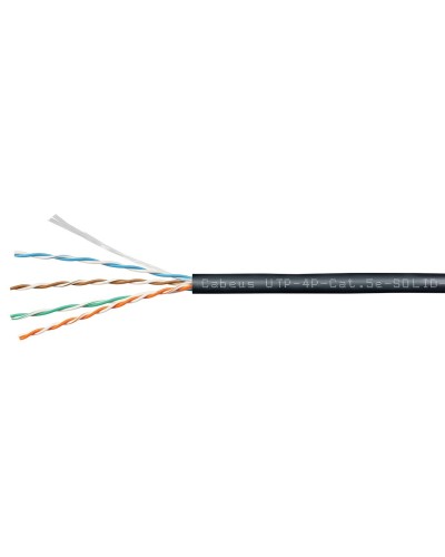 UTP-4P-Cat.6-SOLID-OUT-LSZH-UV-100 (9641c-5). Кабель «витая пара» (LAN) для структурированных систем связи. CABEUS в Стерлитамаке