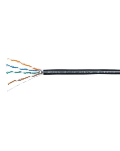 UTP-4P-Cat.5e-SOLID-OUT-LSZH-UV (7172c). Кабель «витая пара» (LAN) для структурированных систем связи. CABEUS в Стерлитамаке