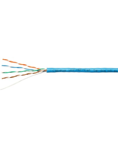 UTP-4P-Cat.5e-SOLID-BL (7248c). Кабель «витая пара» (LAN) для структурированных систем связи. CABEUS в Стерлитамаке