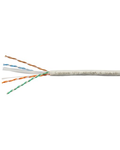 UTP-4P-Cat.6-SOLID-LSZH-WH (11871c). Кабель «витая пара» (LAN) для структурированных систем связи. CABEUS в Стерлитамаке