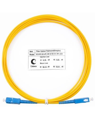 FOP(s)-9-SC-SC-0,5m (8753c). Патч-корд оптический. CABEUS в Стерлитамаке