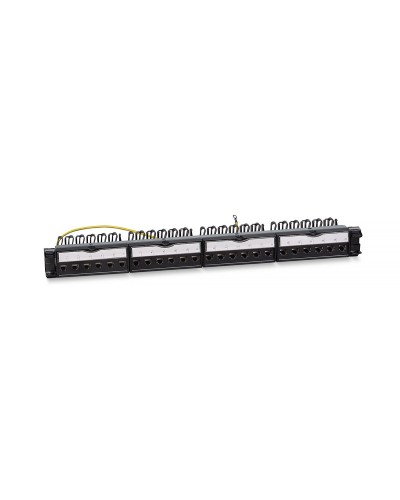 PL-24-KJ-RJ45-Cat.6-SH-180T (11833c): Патч-панель 19" (1U), 24 порта RJ-45, категория 6, полностью экранированная в Стерлитамаке