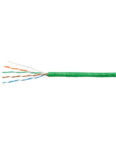UTP-4P-Cat.5e-SOLID-GN (7250c). Кабель «витая пара» (LAN) для структурированных систем связи. CABEUS в Стерлитамаке