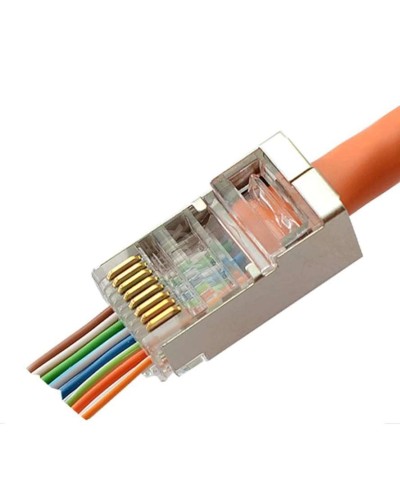 8P8C-SH-C6-FC (100 шт) (10797c). Разъем RJ-45. CABEUS в Стерлитамаке
