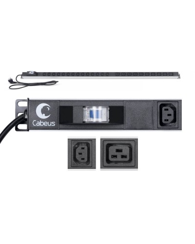 PDU-16-14C13-10C19-B-C14 (9553c). Блок розеток. CABEUS в Стерлитамаке