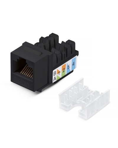 KJ-RJ45-Cat.5e-90-SW-BK (10101c): Вставка Keystone Jack RJ-47 в Стерлитамаке