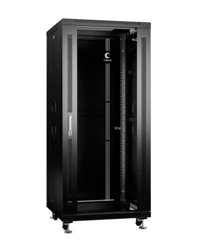 SH-05C-27U60/80-BK (8573c). Шкаф телекоммуникационный 19 напольный 27U. CABEUS в Стерлитамаке