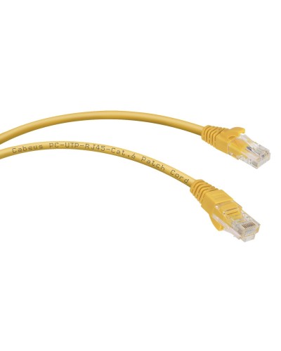 PC-UTP-RJ45-Cat.6-0.3m-YL (8703c), желтый. Патч-корд медный. CABEUS в Стерлитамаке