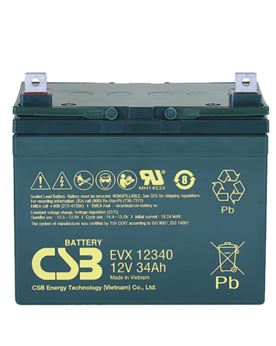 CSB EVX 12340. Аккумулятор герметичный свинцово-кислотный. CSB в Стерлитамаке