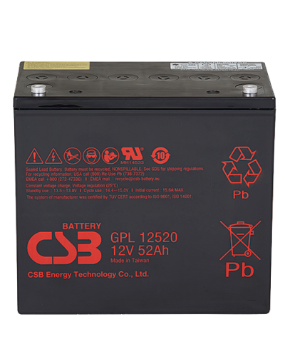 CSB GPL 12520. Аккумулятор герметичный свинцово-кислотный. CSB в Стерлитамаке