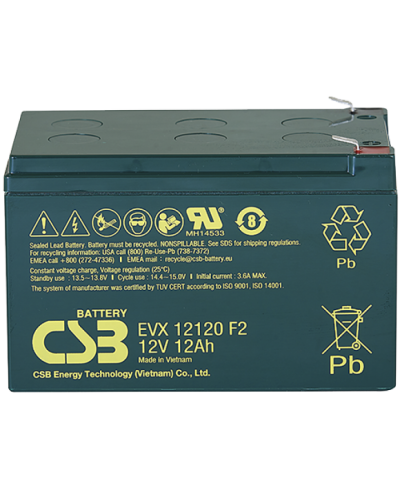 CSB EVX 12120. Аккумулятор герметичный свинцово-кислотный. CSB в Стерлитамаке