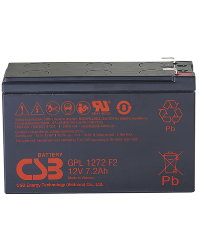 CSB GPL 1272 F2 FR. Аккумулятор герметичный свинцово-кислотный. CSB в Стерлитамаке