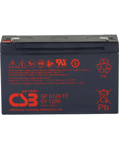 CSB GP 6120. Аккумулятор герметичный свинцово-кислотный. CSB в Стерлитамаке