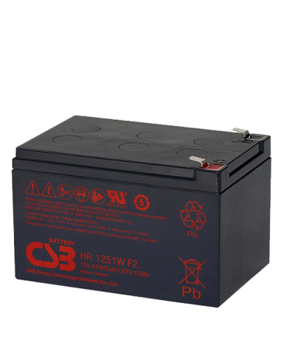 CSB HR 1251W. Аккумулятор герметичный свинцово-кислотный. CSB в Стерлитамаке