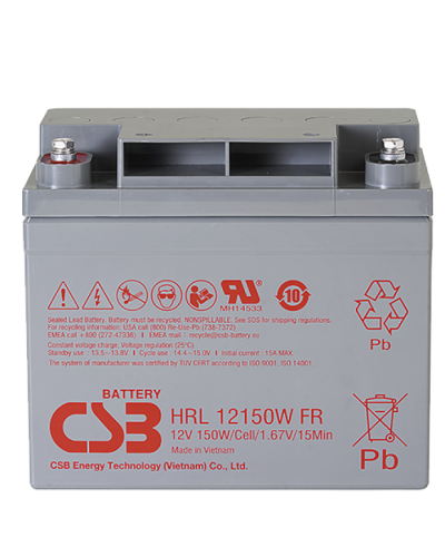 CSB HRL 12150W FR. Аккумулятор герметичный свинцово-кислотный. CSB в Стерлитамаке