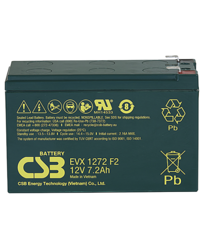 CSB EVX 1272. Аккумулятор герметичный свинцово-кислотный. CSB в Стерлитамаке