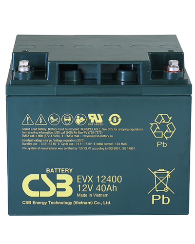 CSB EVX 12400. Аккумулятор герметичный свинцово-кислотный. CSB в Стерлитамаке