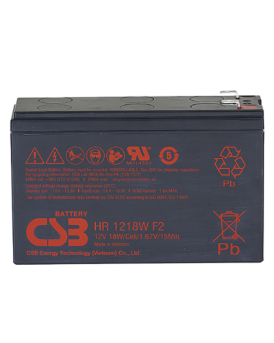 CSB HR 1218W. Аккумулятор герметичный свинцово-кислотный. CSB в Стерлитамаке