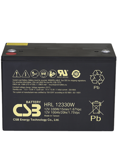 CSB HRL 12330W. Аккумулятор герметичный свинцово-кислотный. CSB в Стерлитамаке
