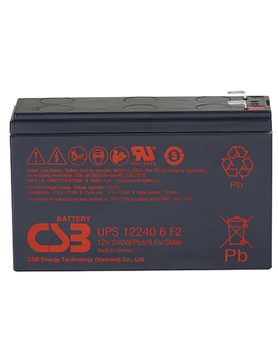 CSB UPS 122406. Аккумулятор герметичный свинцово-кислотный. CSB в Стерлитамаке
