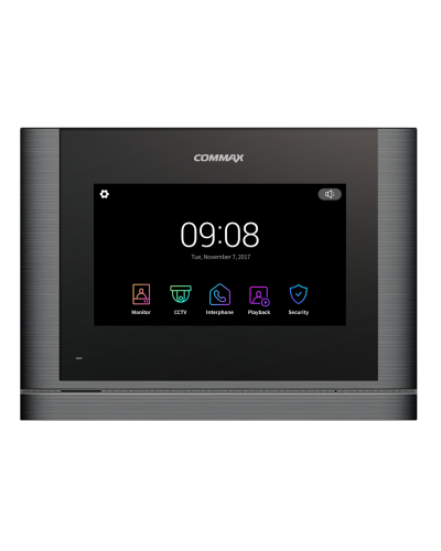 CDV-704MF/VZ (темное серебро). Монитор видеодомофона цветной. Commax в Стерлитамаке