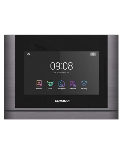 CDV-1024MA/XL (темное серебро). Монитор видеодомофона цветной. Commax в Стерлитамаке