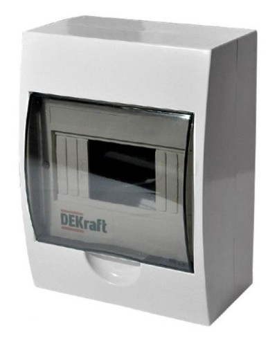 ЩРН-П-8 IP41 настенный (31010DEK). Щиток модульный с прозрачной дверцей. DEKraft в Стерлитамаке