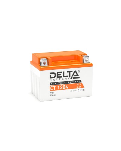 Delta CT 1204. Аккумулятор герметичный свинцово-кислотный стартерный. Delta в Стерлитамаке