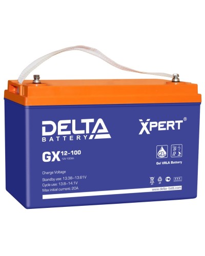 Delta GX 12-100. Аккумулятор герметичный свинцово-кислотный. Delta в Стерлитамаке