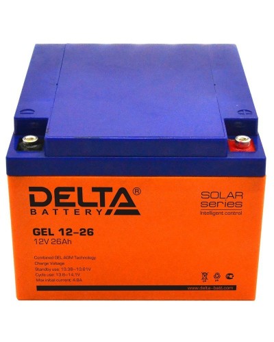 Delta GEL 12-26. Аккумулятор герметичный свинцово-кислотный. Delta в Стерлитамаке